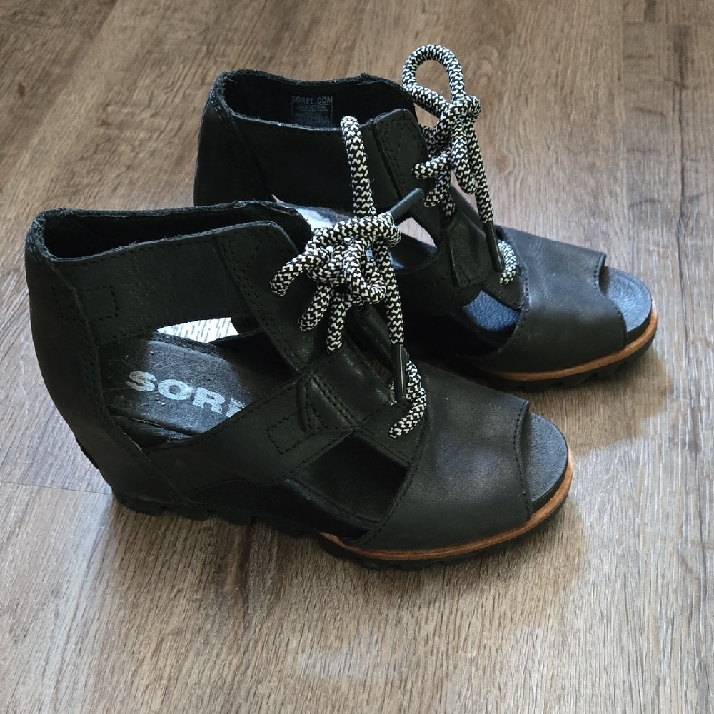 Sorel Black Women's Sandals
